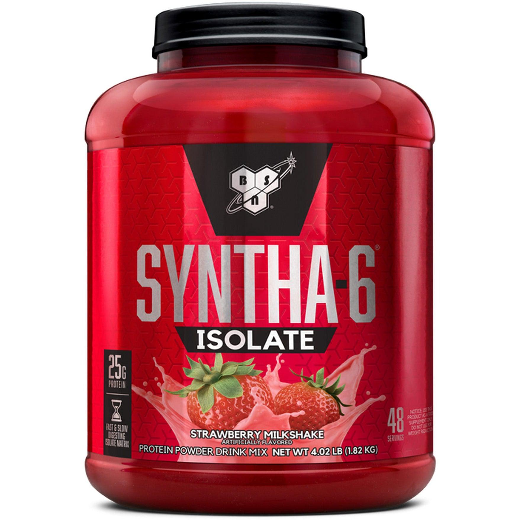 BSN Syntha-6 Isolate-48 servings-Strawberry Milkshake-N101 Nutrition