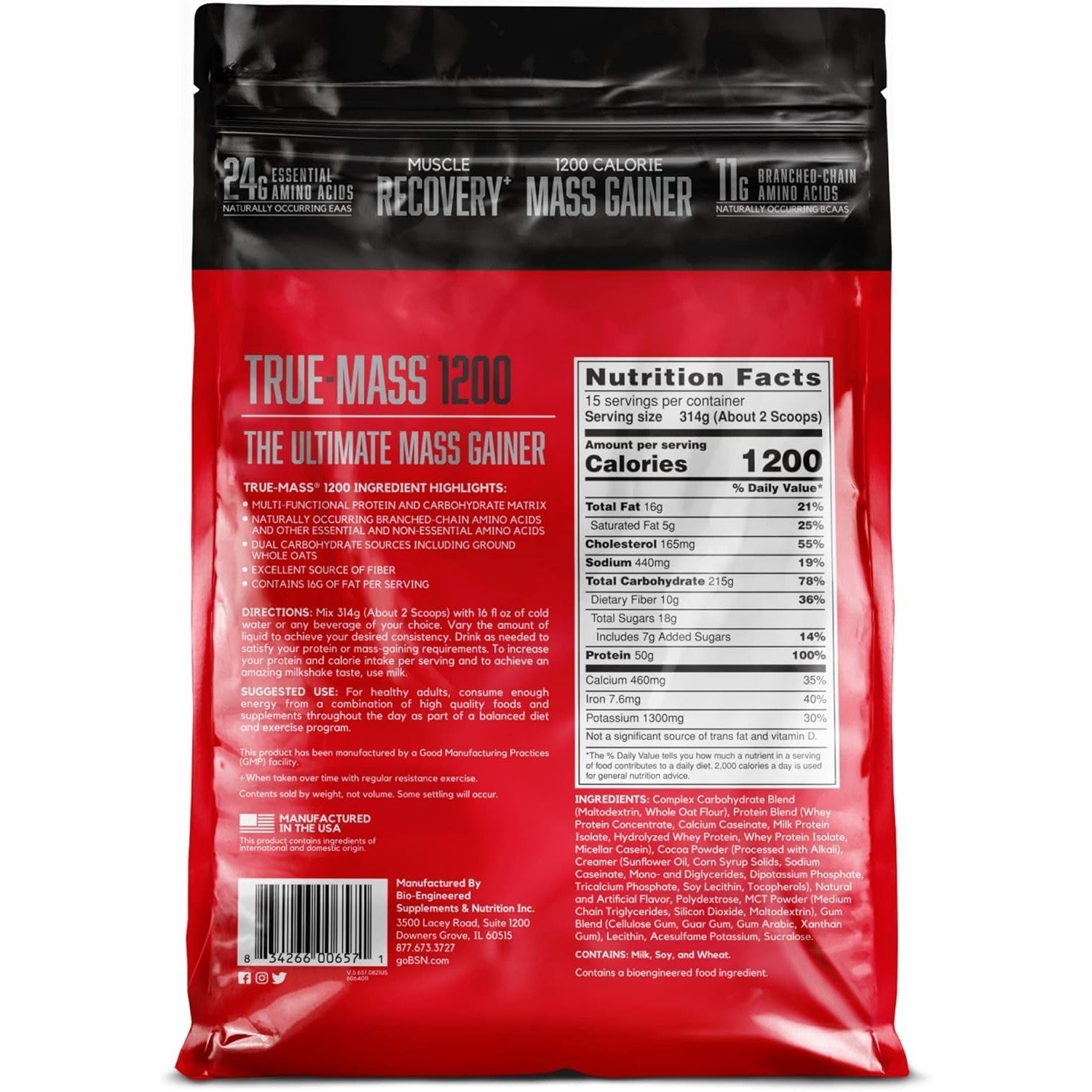 BSN True-Mass 1200-N101 Nutrition