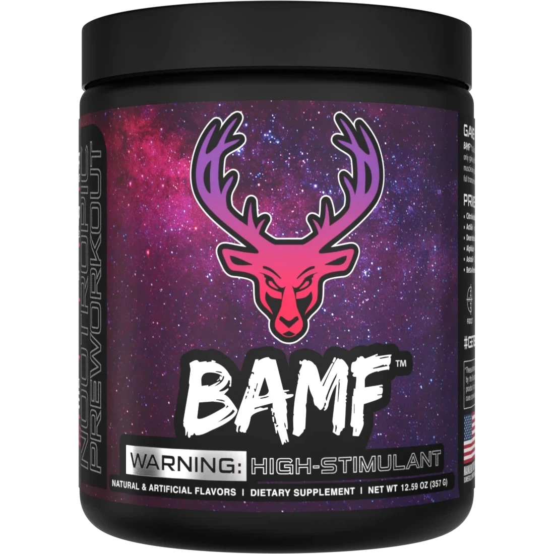 Bucked Up BAMF-30 servings-Jungle Juice (Mixed Berry)-N101 Nutrition