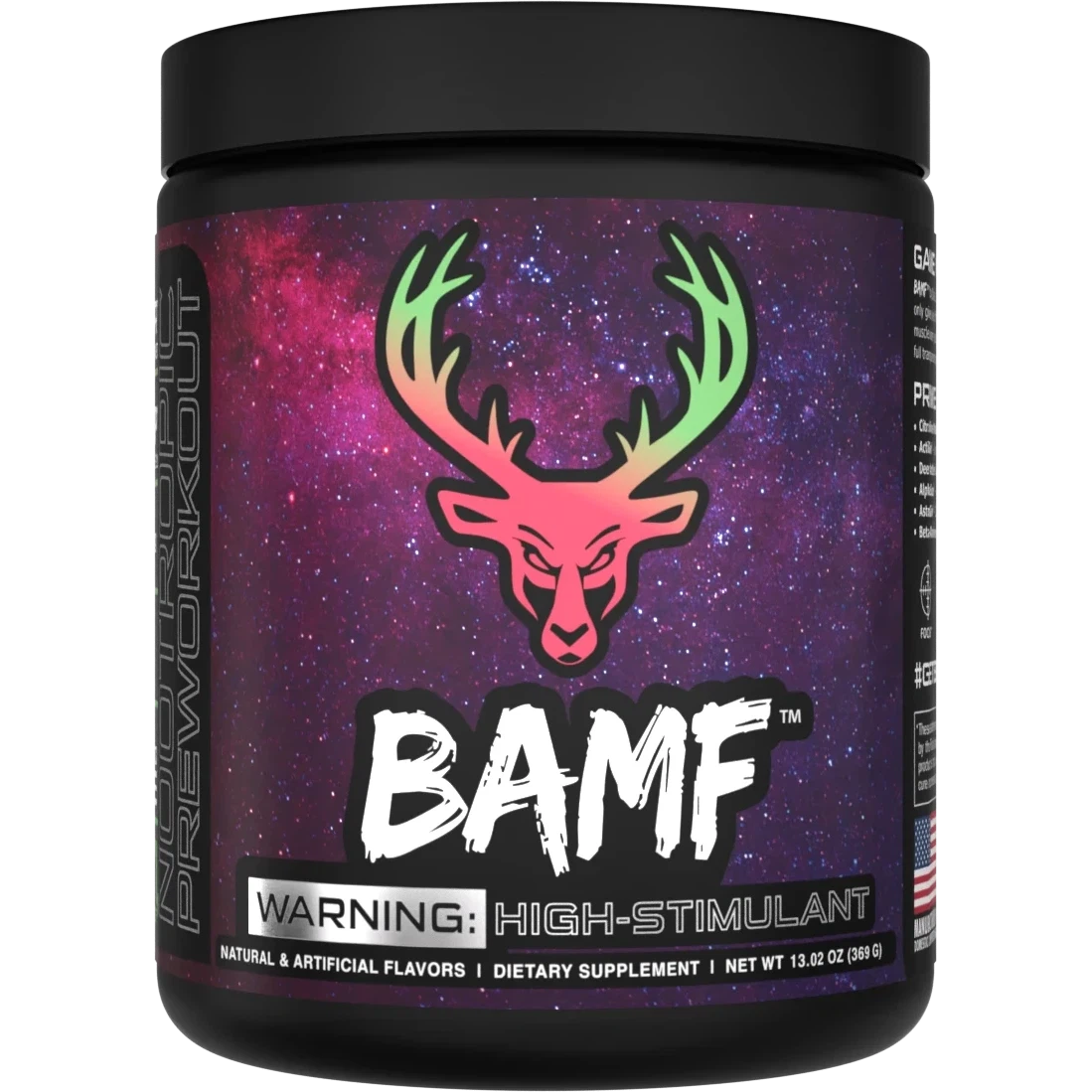 Bucked Up BAMF-30 servings-Kiwi Do You Love Me? (Strawberry Kiwi)-N101 Nutrition