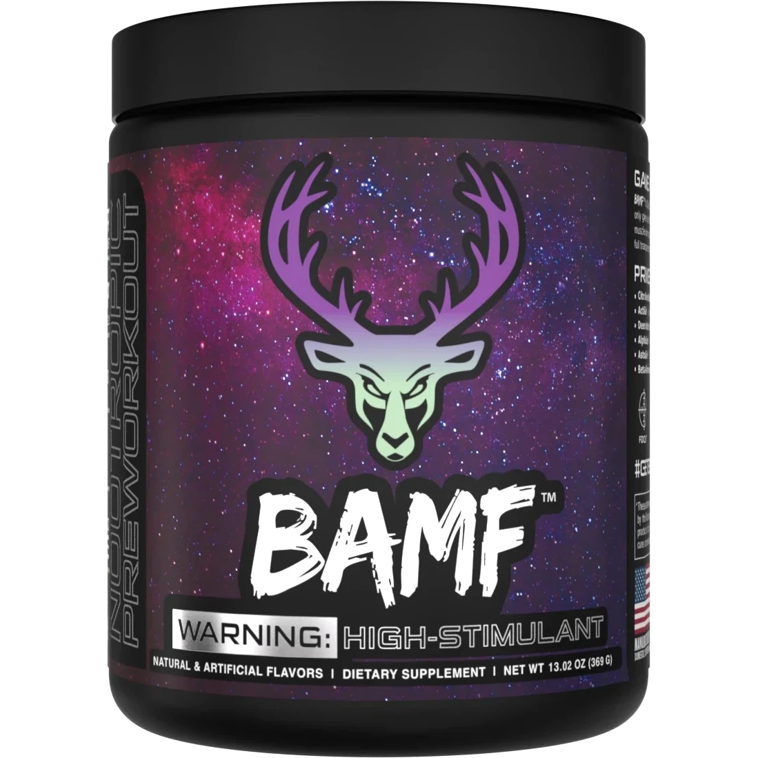 Bucked Up BAMF-30 servings-Pump N Grind (Grape - Green Apple)-N101 Nutrition