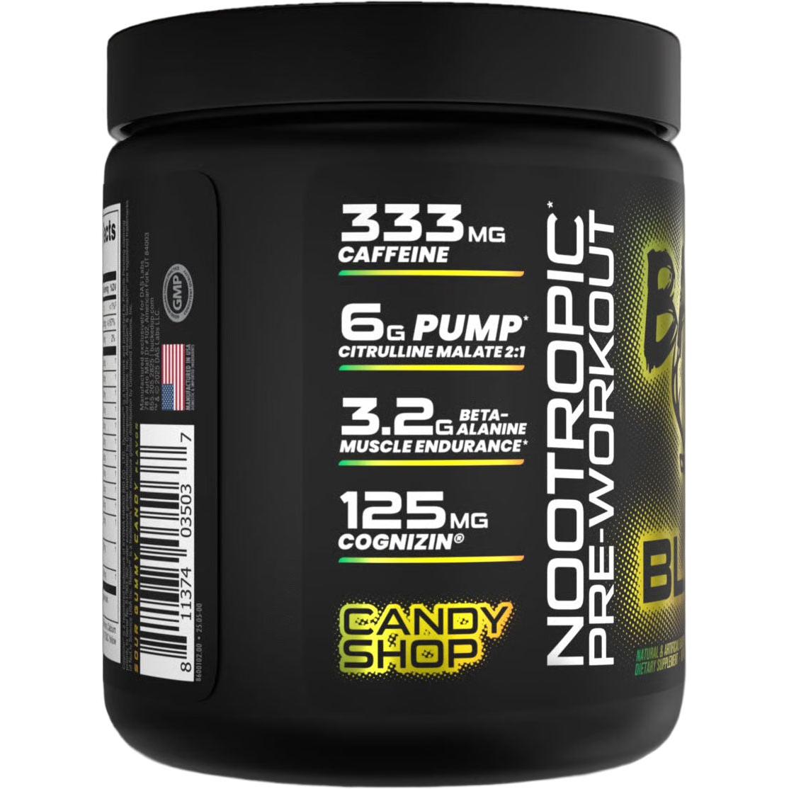 Bucked Up BAMF BLACK-N101 Nutrition