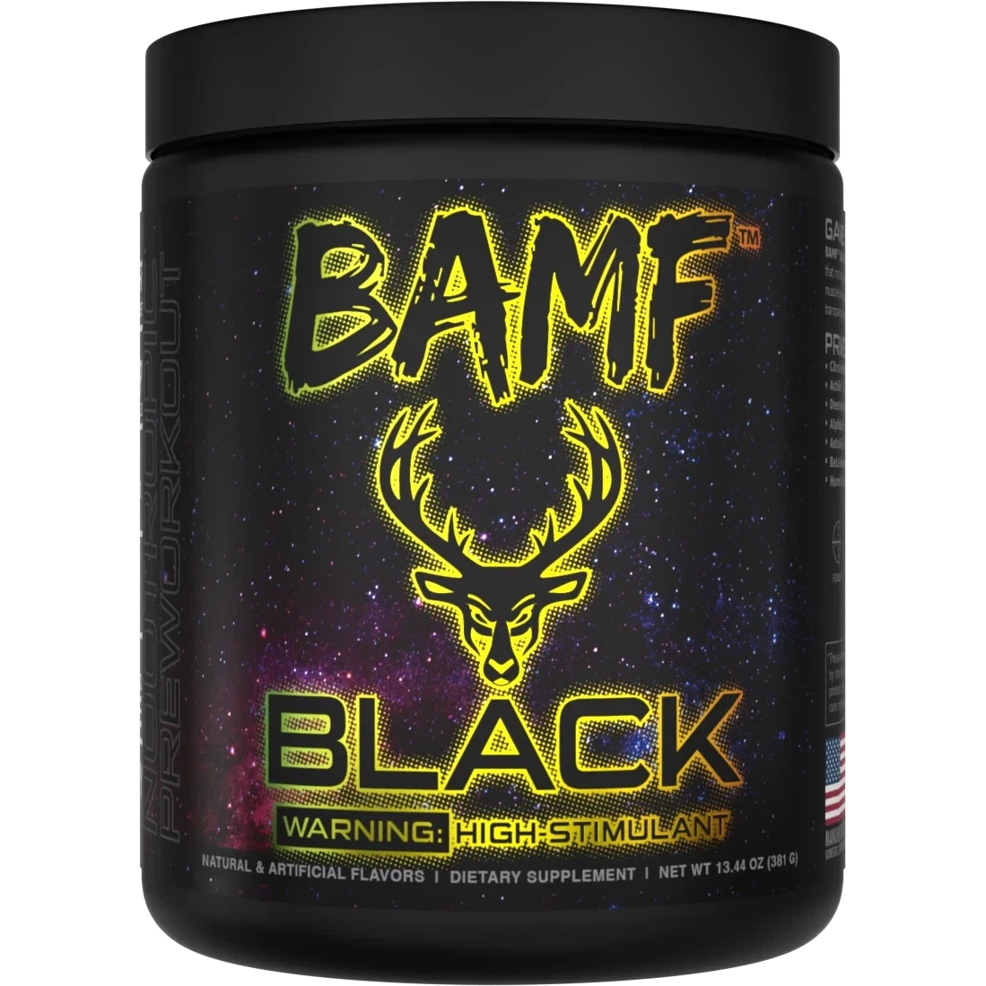 Bucked Up BAMF BLACK-30 servings-Candy Shop (Sour Gummy)-N101 Nutrition