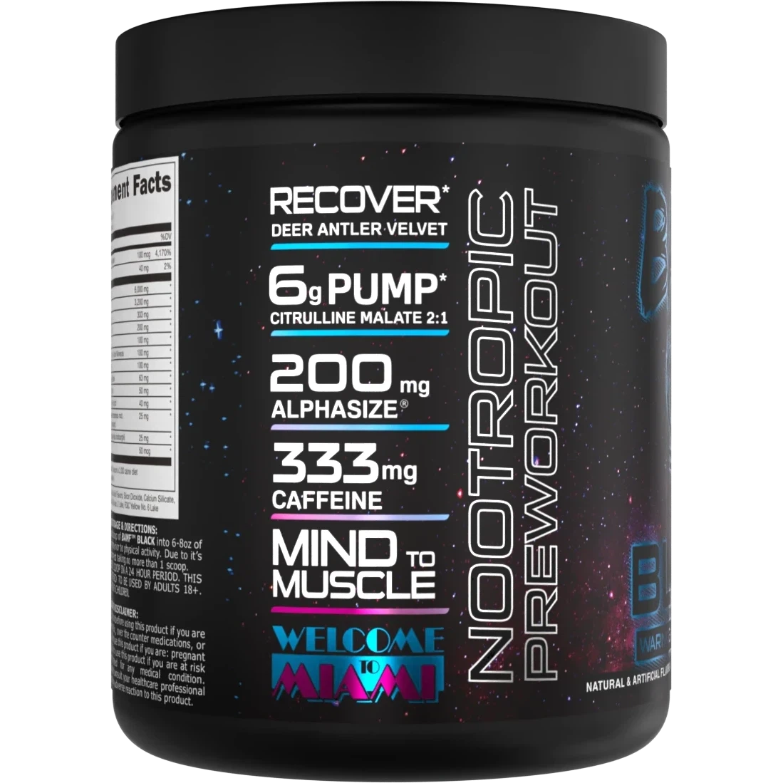 Bucked Up BAMF BLACK-N101 Nutrition