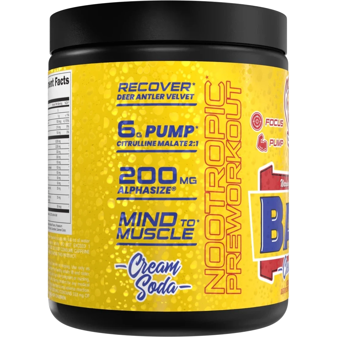 Bucked Up BAMF Soda Line-N101 Nutrition