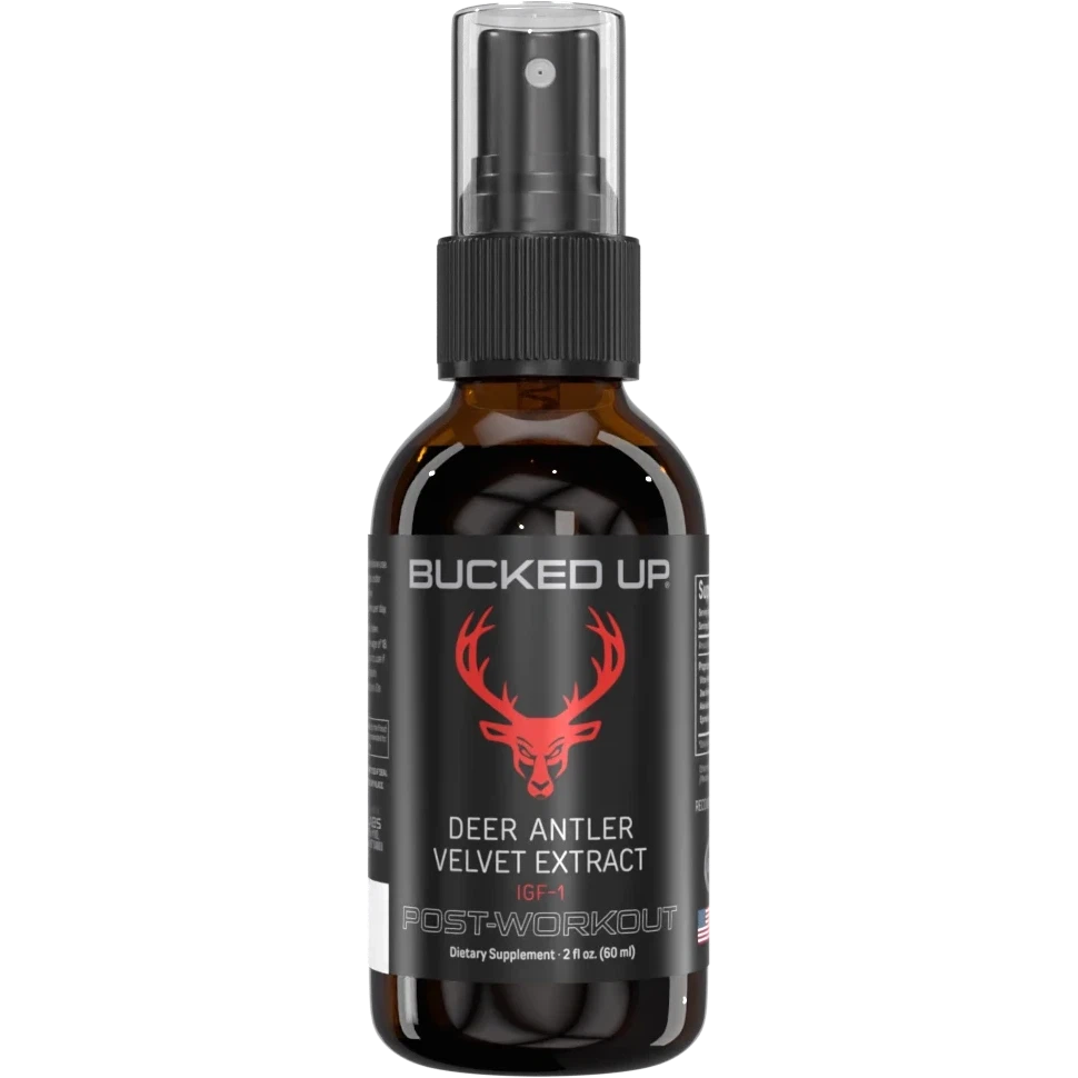 Bucked Up Deer Antler Velvet Extract Spray-2 fl oz (60 mL)-N101 Nutrition