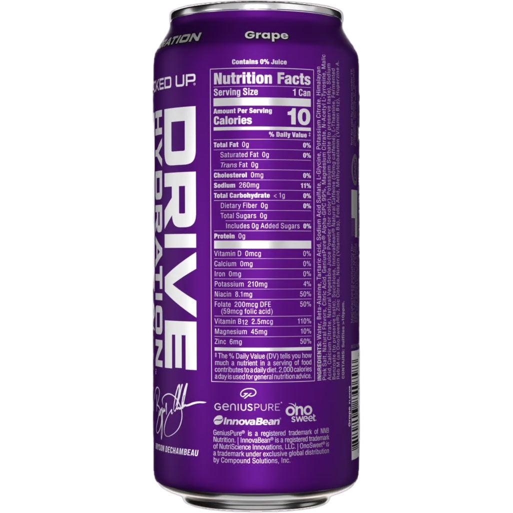 Bucked Up Drive Hydration RTD-N101 Nutrition