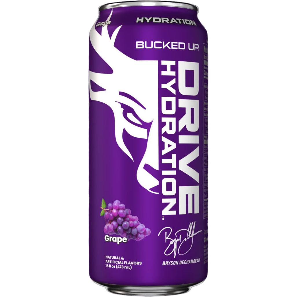Bucked Up Drive Hydration RTD-Single (16 fl oz)-Grape-N101 Nutrition
