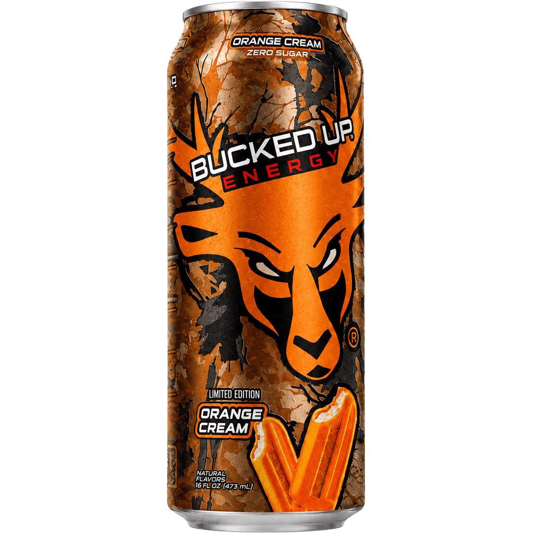 Bucked Up Energy RTD-Can (16 fl oz)-Orange Cream Limited Edition-N101 Nutrition