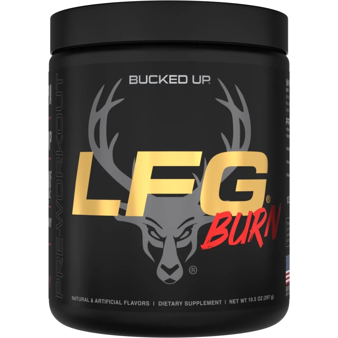 Bucked Up LFG Burn-30 servings-Berry-N101 Nutrition