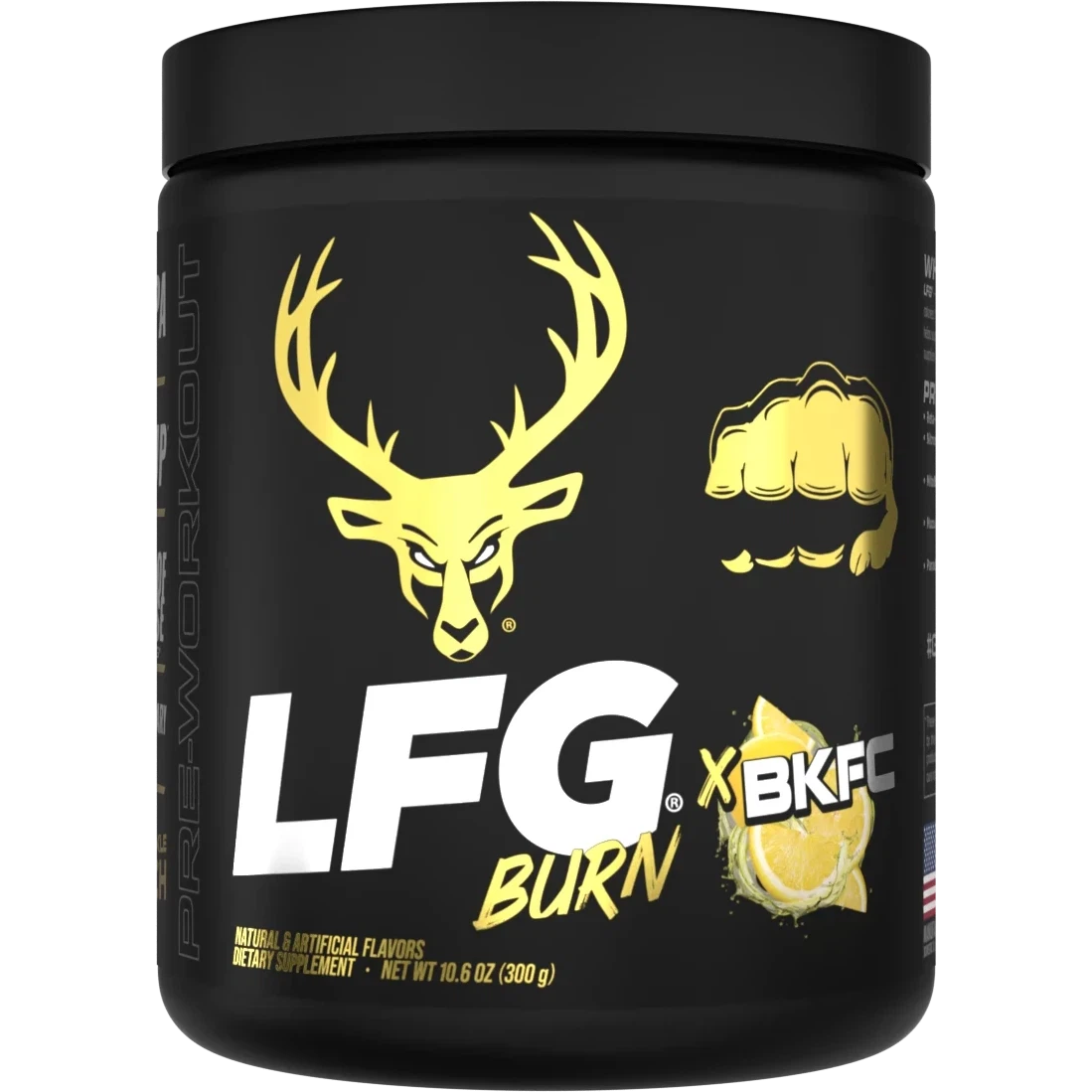 Bucked Up LFG Burn-30 servings-BKFC Punch (Lemonade)-N101 Nutrition