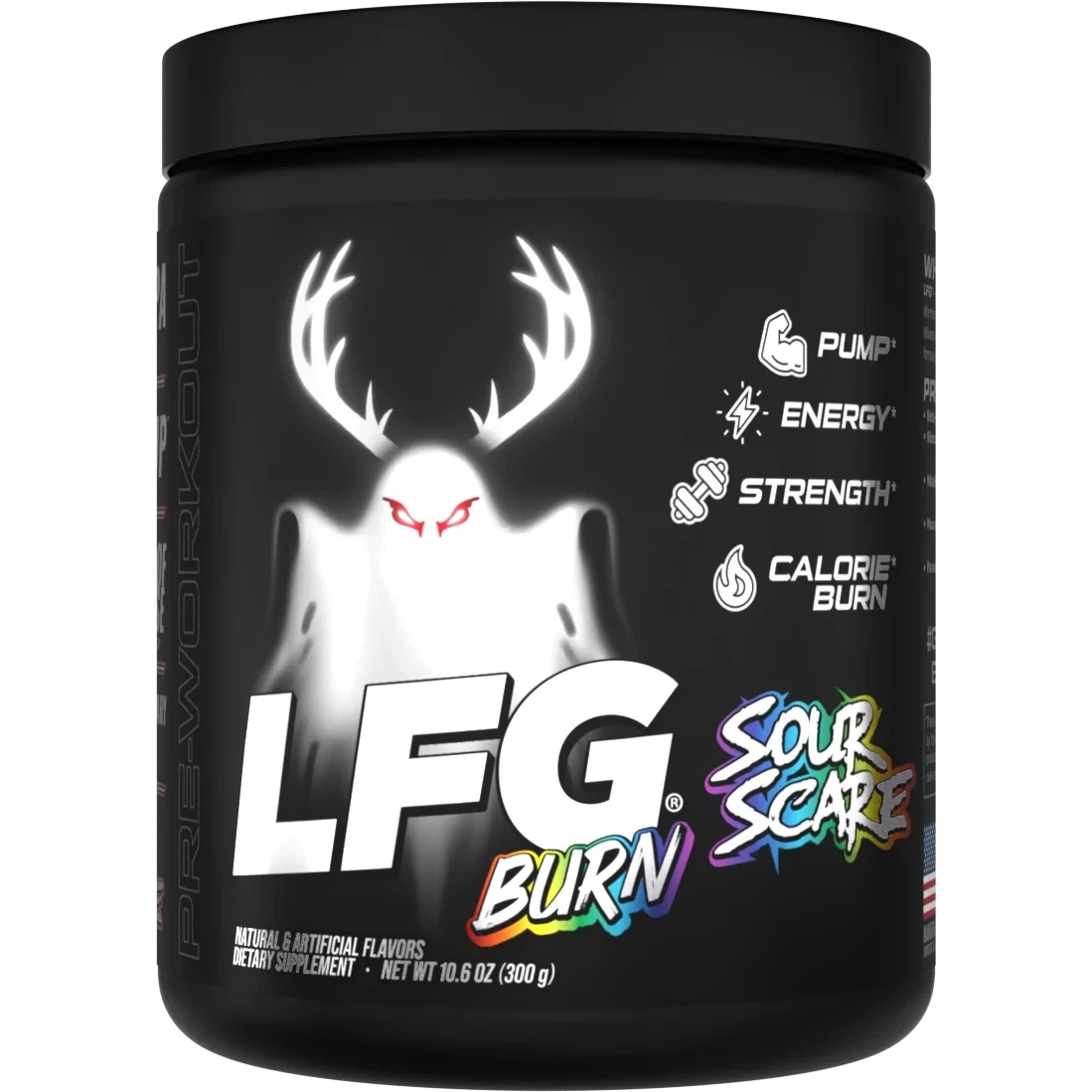 Bucked Up LFG Burn-30 servings-Sour Scare Halloween Limited Edition-N101 Nutrition