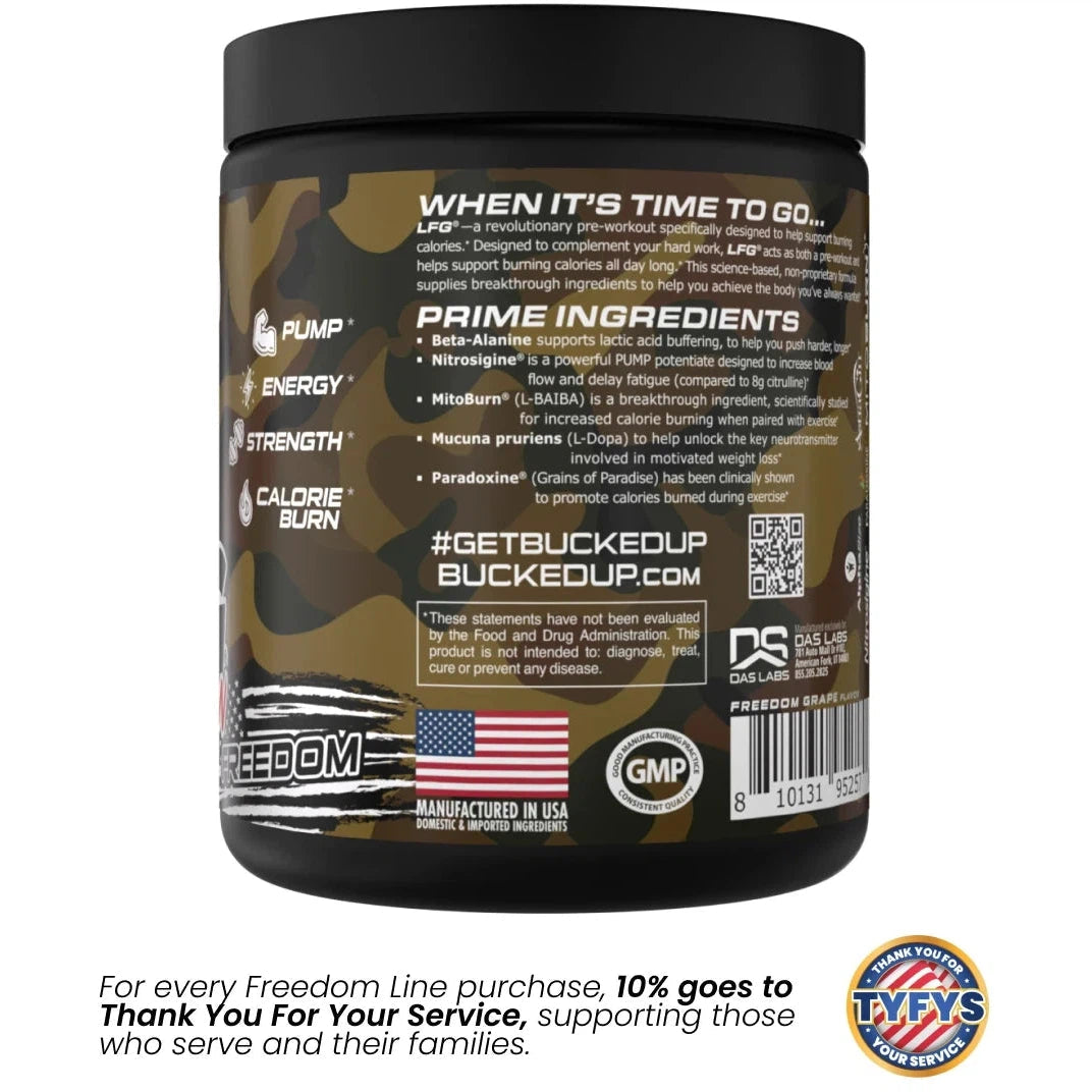 Bucked Up LFG Burn-N101 Nutrition