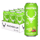 Bucked Up Lightly Carbonated Protein RTD-Case (12 cans)-Cherry Limeade-N101 Nutrition