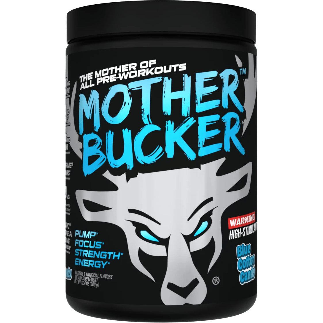 Bucked Up Mother Bucker-20 servings-Blue Cotton Candy-N101 Nutrition