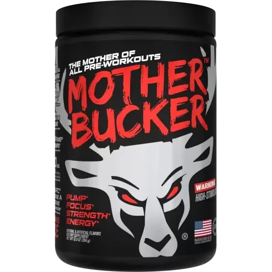 Bucked Up Mother Bucker-20 servings-Gym-Junkie Juice (Red Raz/Orange)-N101 Nutrition