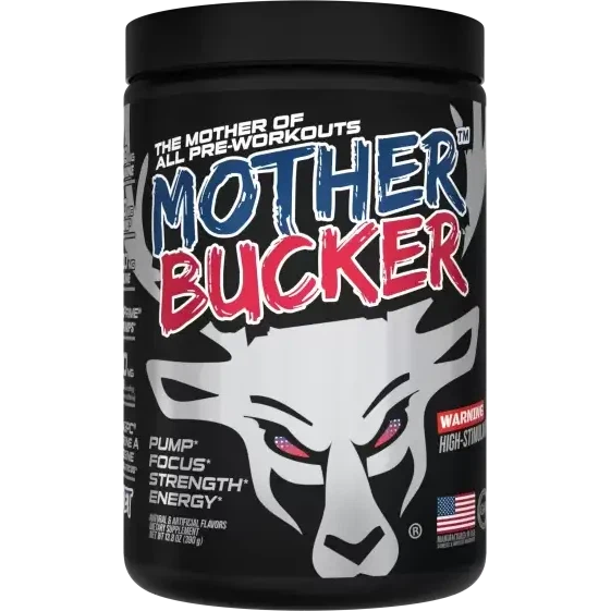 Bucked Up Mother Bucker-20 servings-Rocket Pop (Blue Raz/Lime/Cherry)-N101 Nutrition