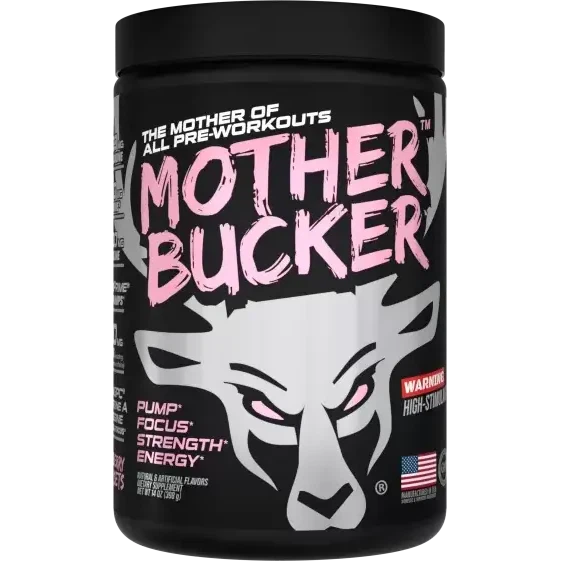 Bucked Up Mother Bucker-20 servings-Strawberry Super Sets (Sour Strawberry Belts)-N101 Nutrition