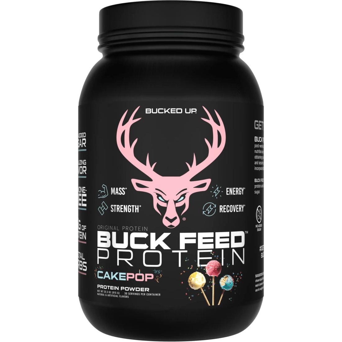 Bucked Up Original Buck Feed Protein-30 servings-Cake Pop-N101 Nutrition