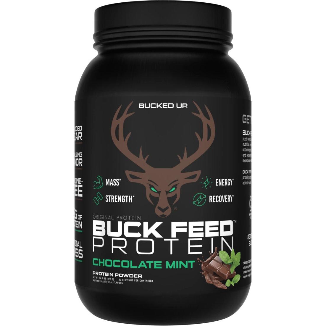 Bucked Up Original Buck Feed Protein-30 servings-Chocolate Mint-N101 Nutrition