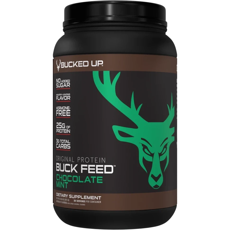 Bucked Up Original Buck Feed Protein-30 servings-Chocolate Mint-N101 Nutrition