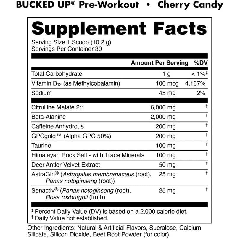 Bucked Up Pre-Workout-N101 Nutrition