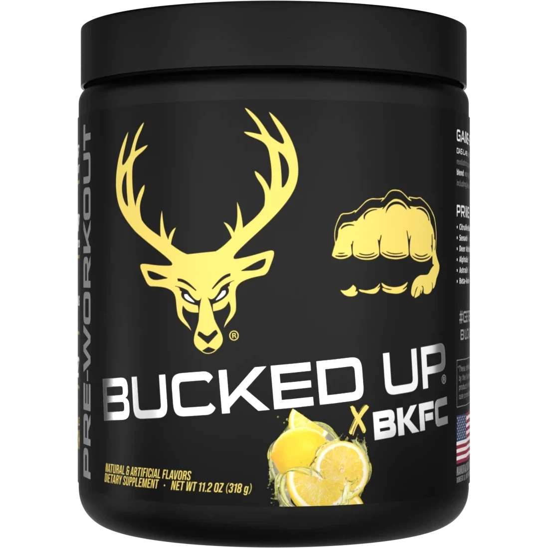 Bucked Up Pre-Workout-30 servings-BKFC Punch Lemonade-N101 Nutrition