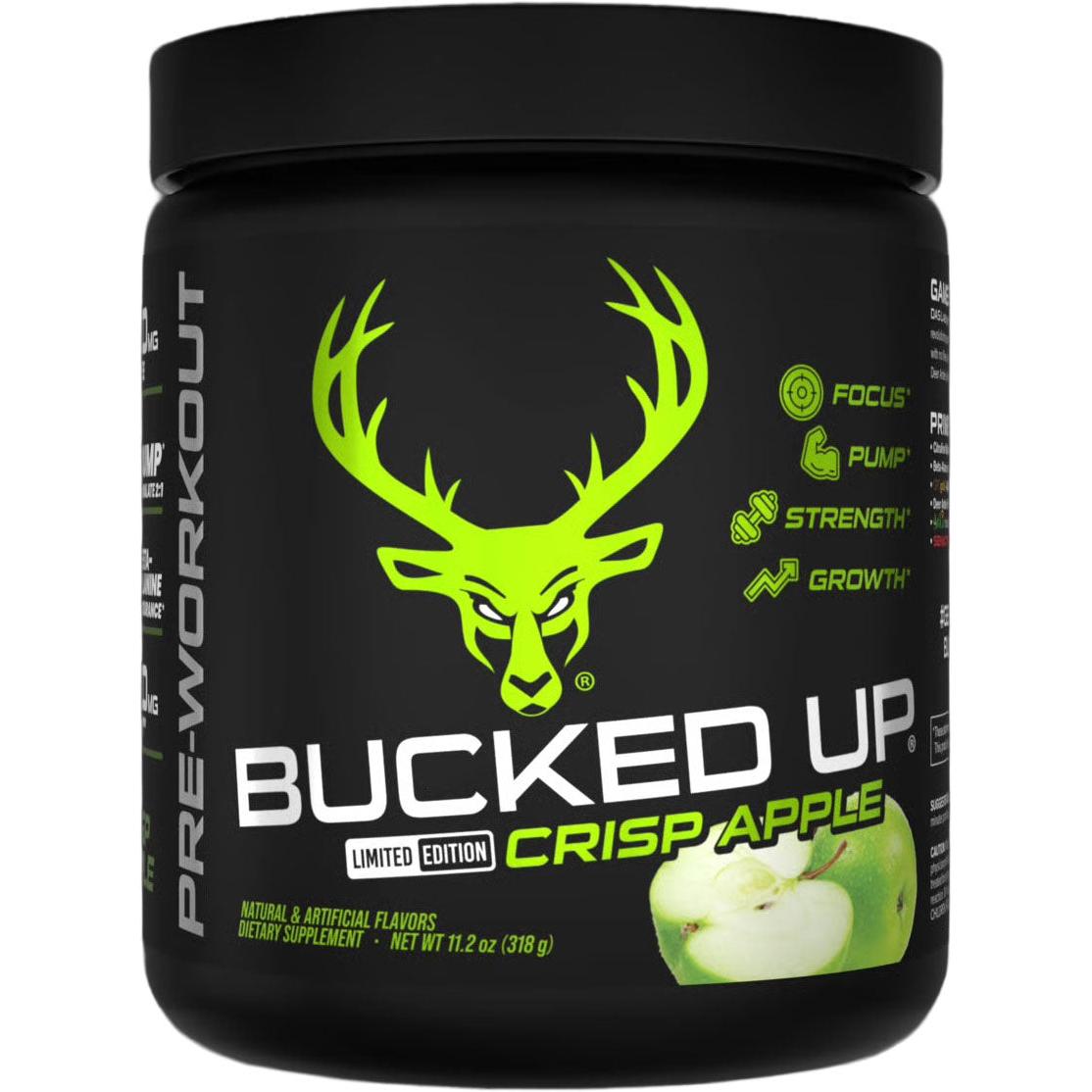Bucked Up Pre-Workout-30 servings-Crisp Apple-N101 Nutrition