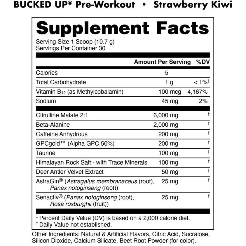 Bucked Up Pre-Workout-N101 Nutrition