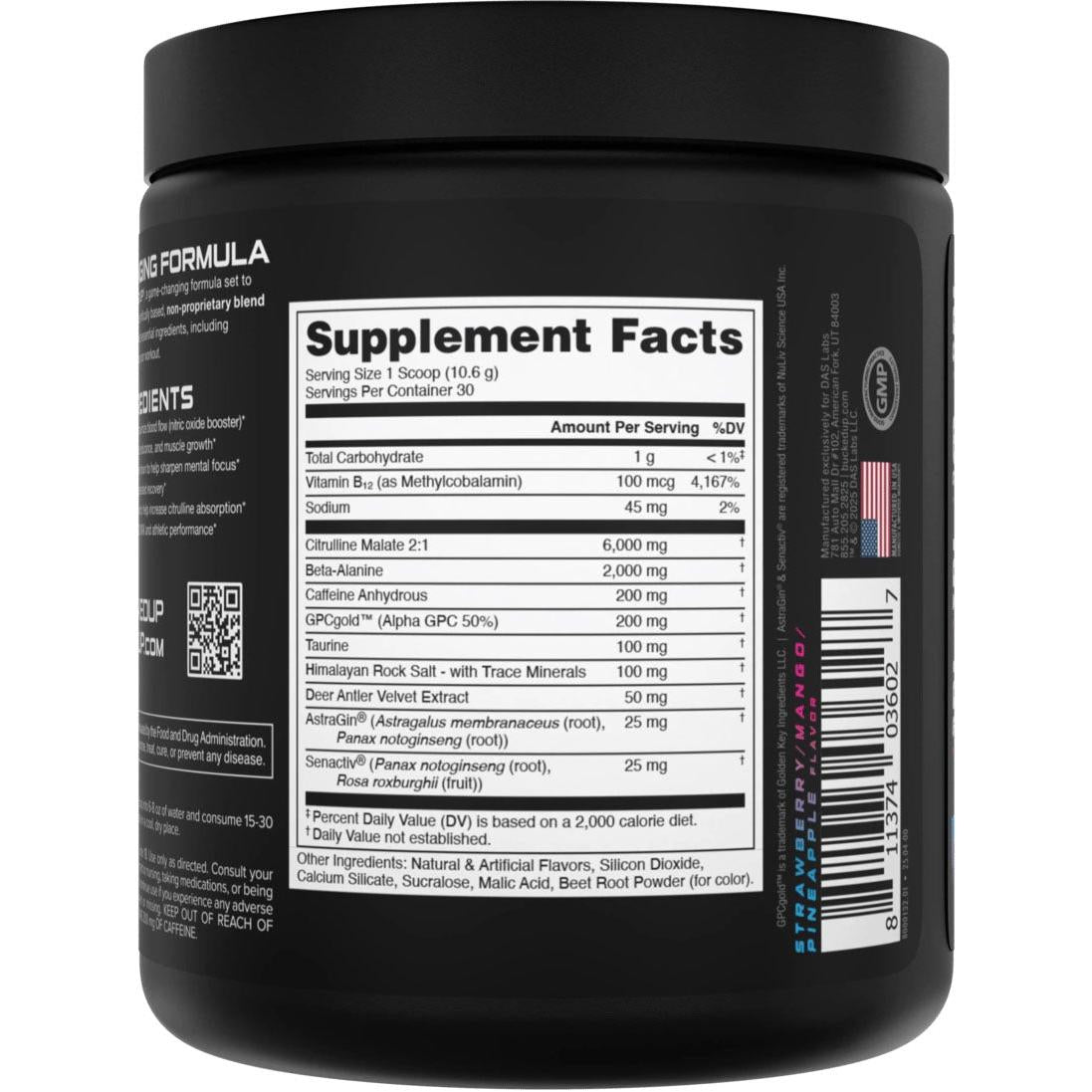 Bucked Up Pre-Workout-N101 Nutrition