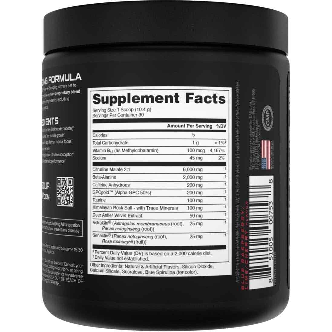 Bucked Up Pre-Workout-N101 Nutrition