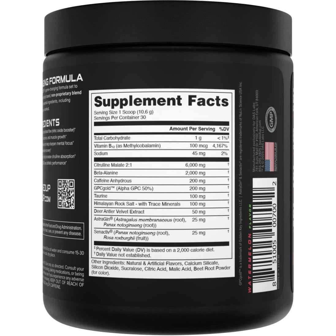 Bucked Up Pre-Workout-N101 Nutrition