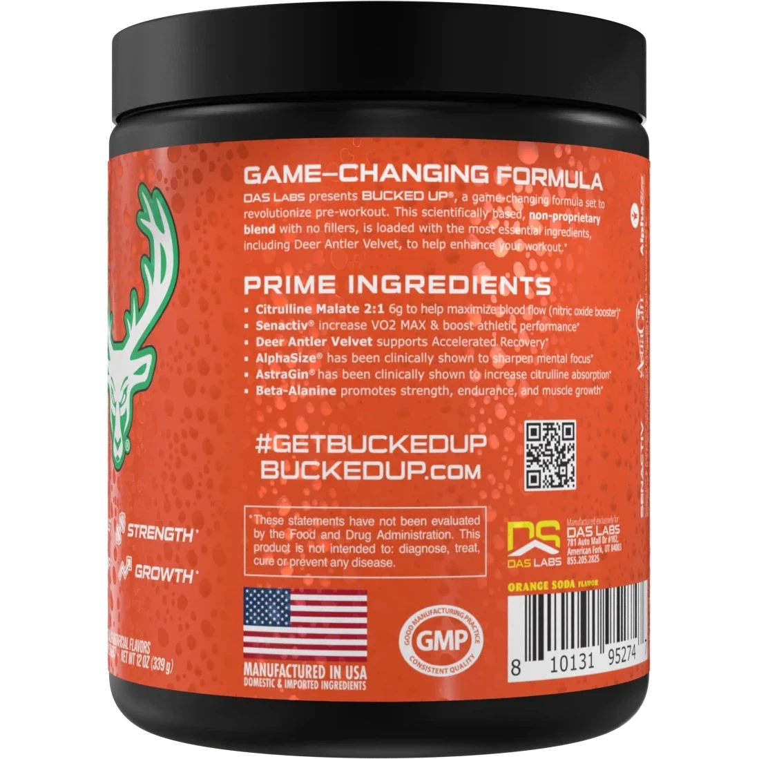 Bucked Up Pre-Workout Soda Line-N101 Nutrition