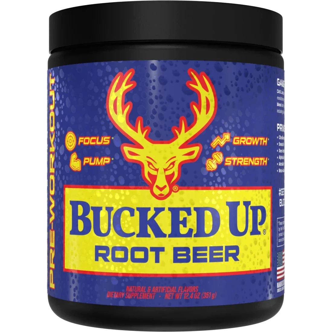 Bucked Up Pre-Workout Soda Line-30 servings-Root Beer-N101 Nutrition