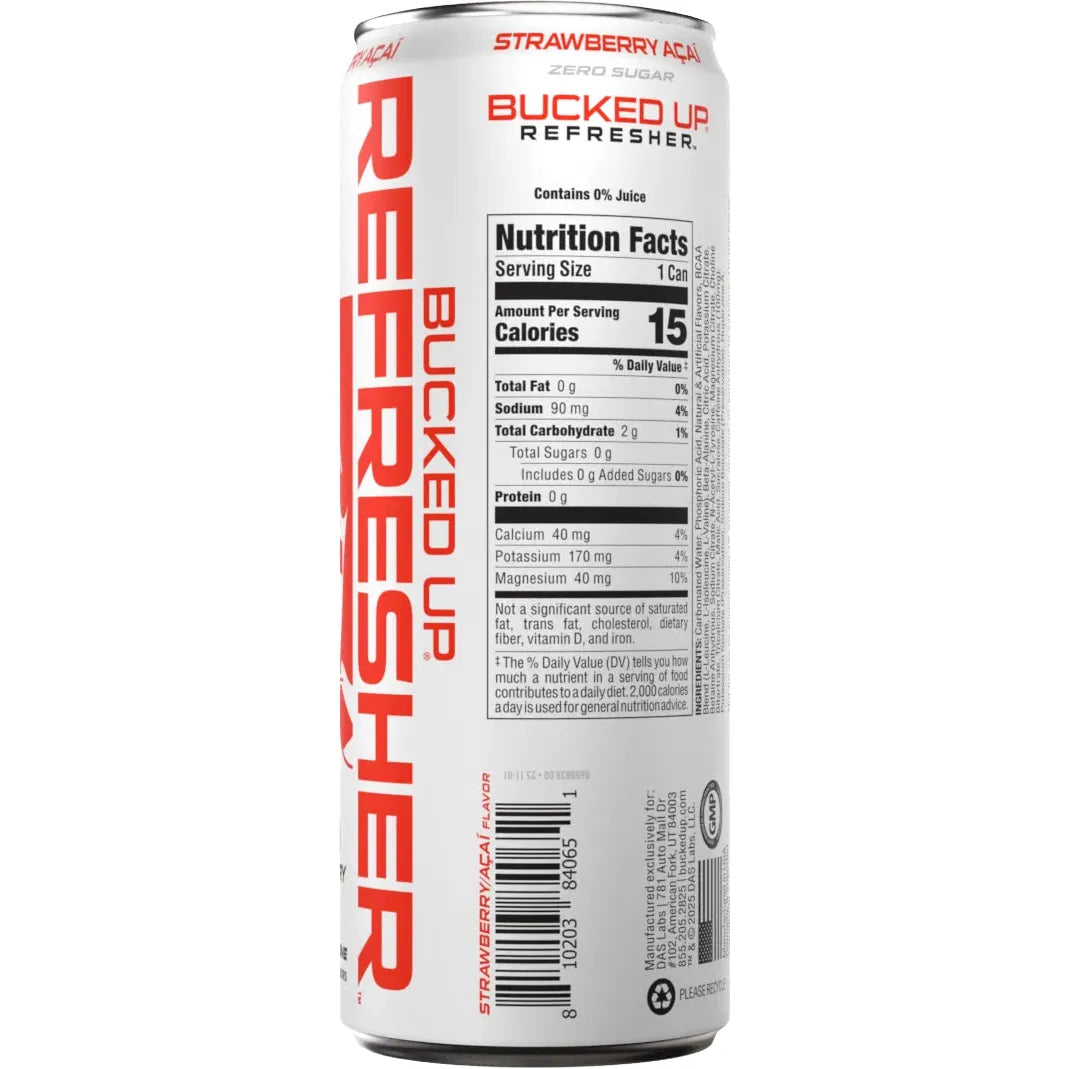 Bucked Up Refresher RTD-N101 Nutrition