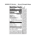 Bucked Up Refresher RTD-N101 Nutrition