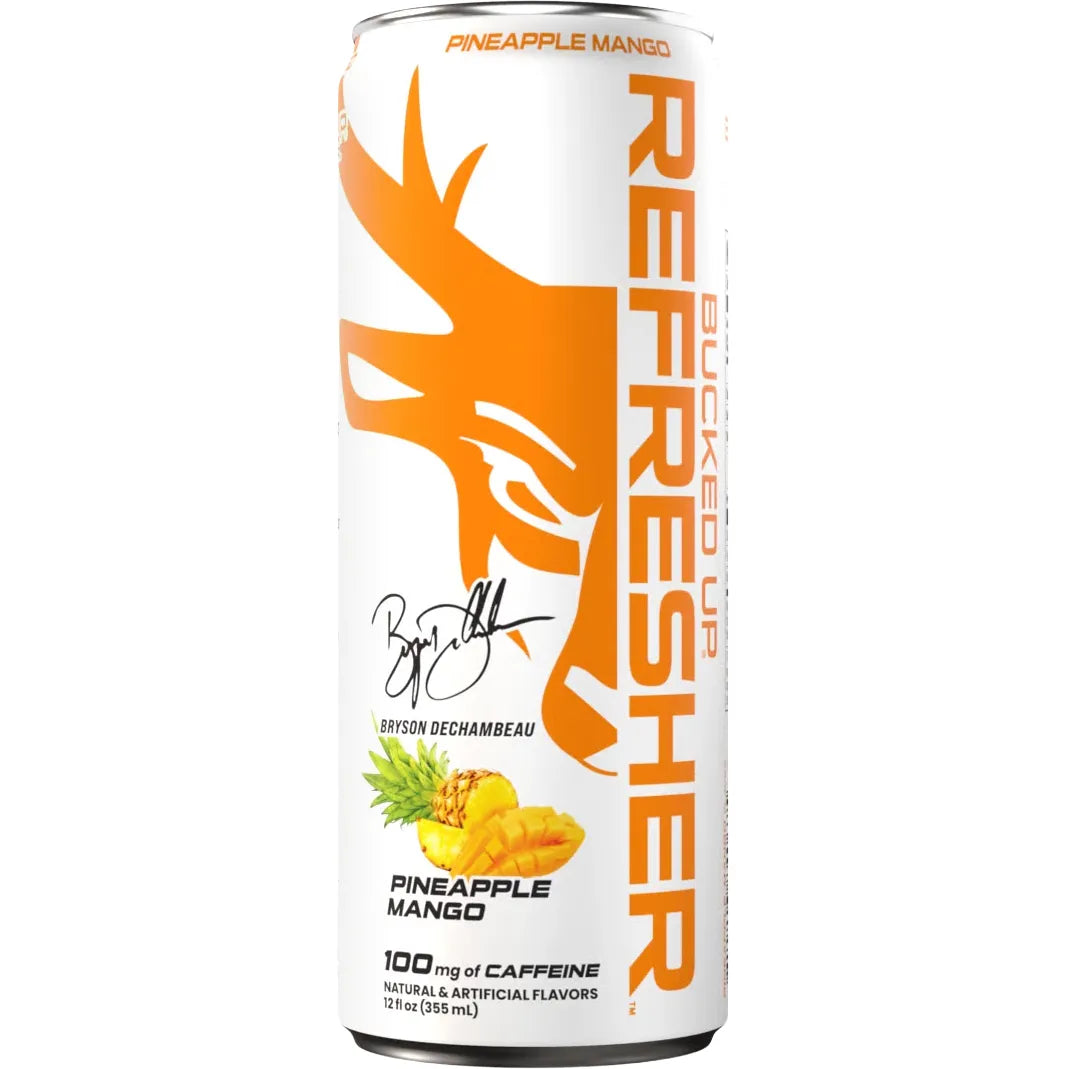 Bucked Up Refresher RTD-Single (12 fl oz)-Pineapple Mango-N101 Nutrition