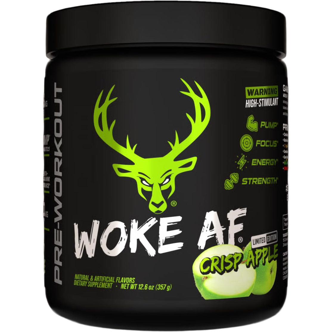 Bucked Up WOKE AF-30 servings-Crisp Apple-N101 Nutrition