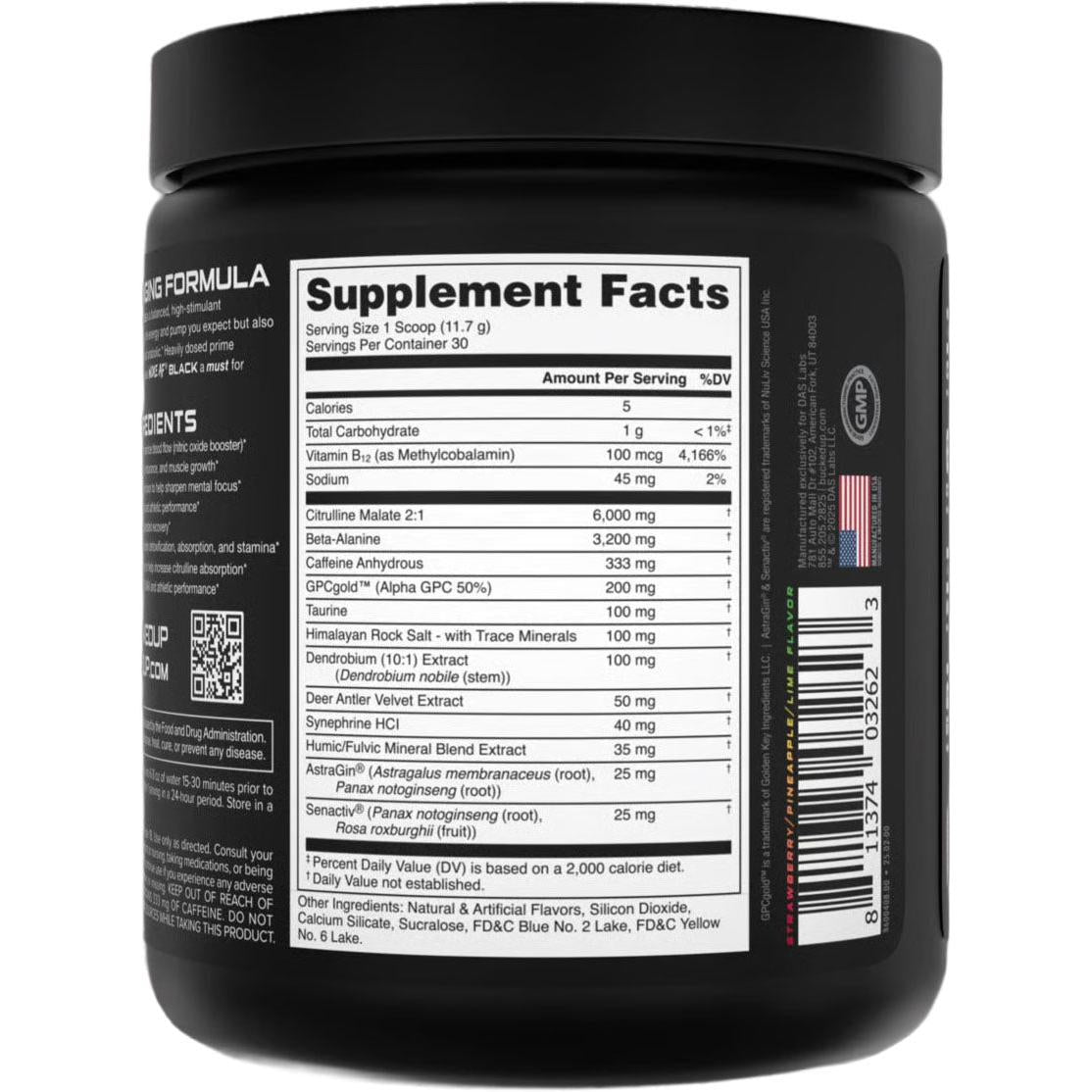 Bucked Up WOKE AF BLACK-N101 Nutrition