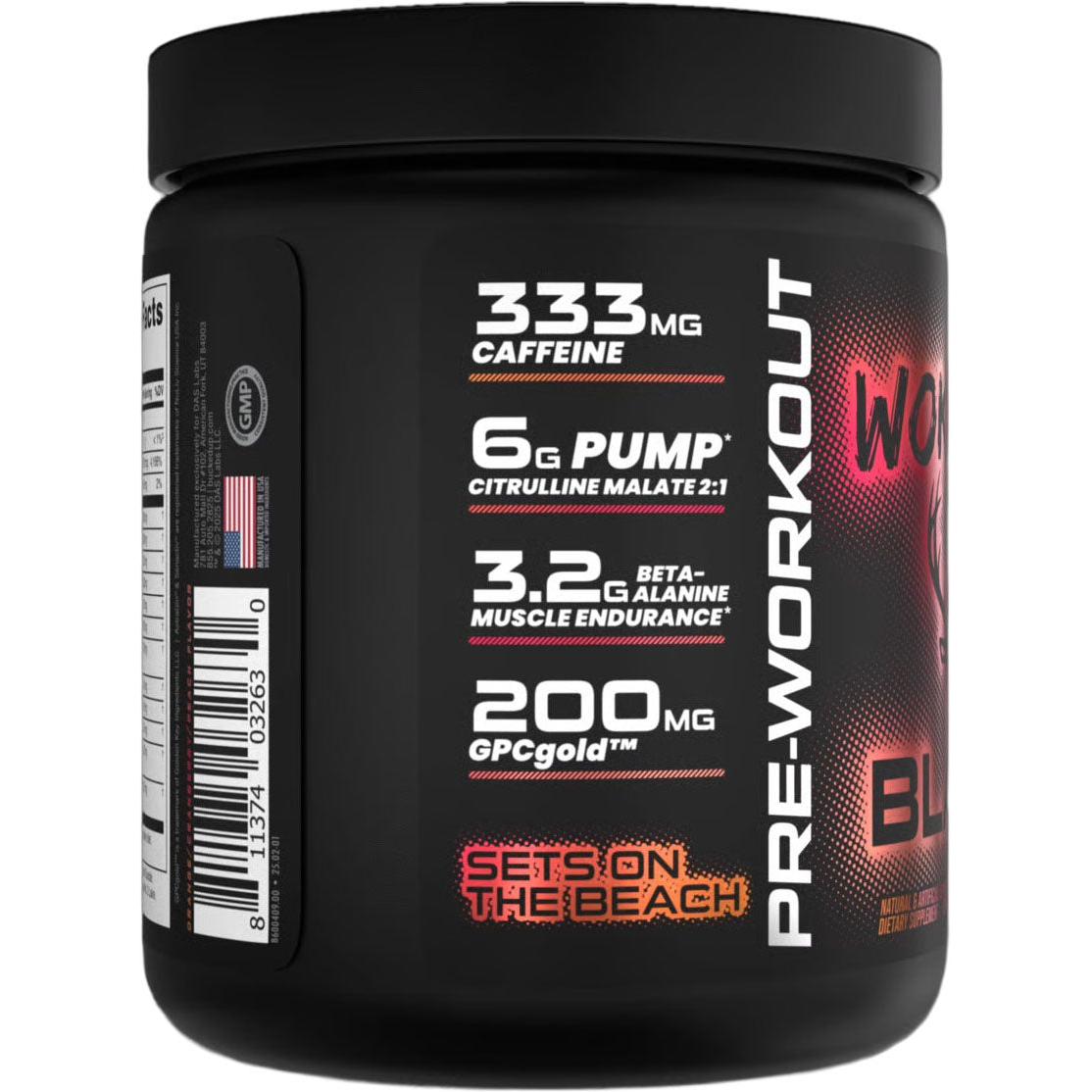 Bucked Up WOKE AF BLACK-N101 Nutrition