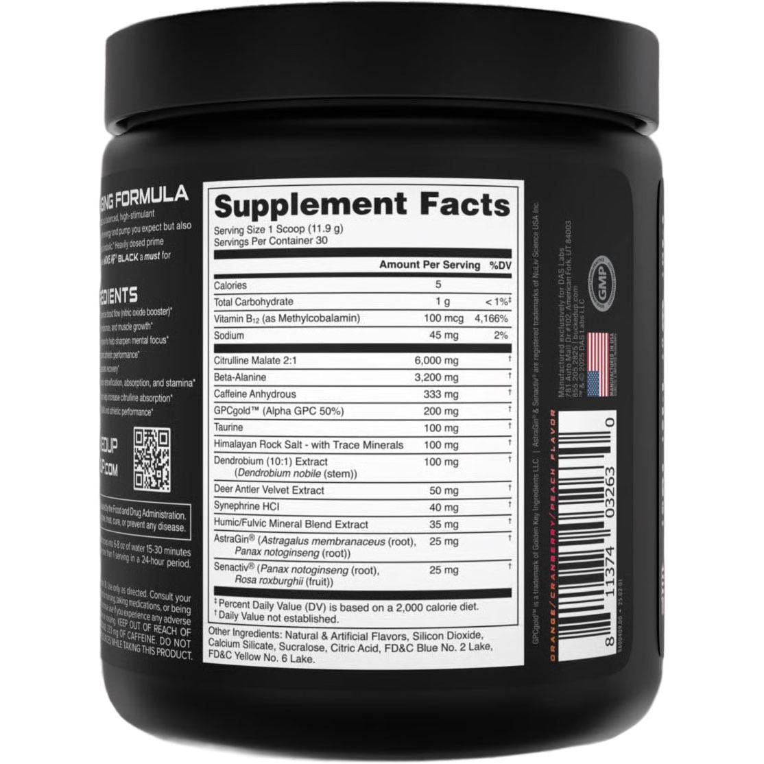 Bucked Up WOKE AF BLACK-N101 Nutrition