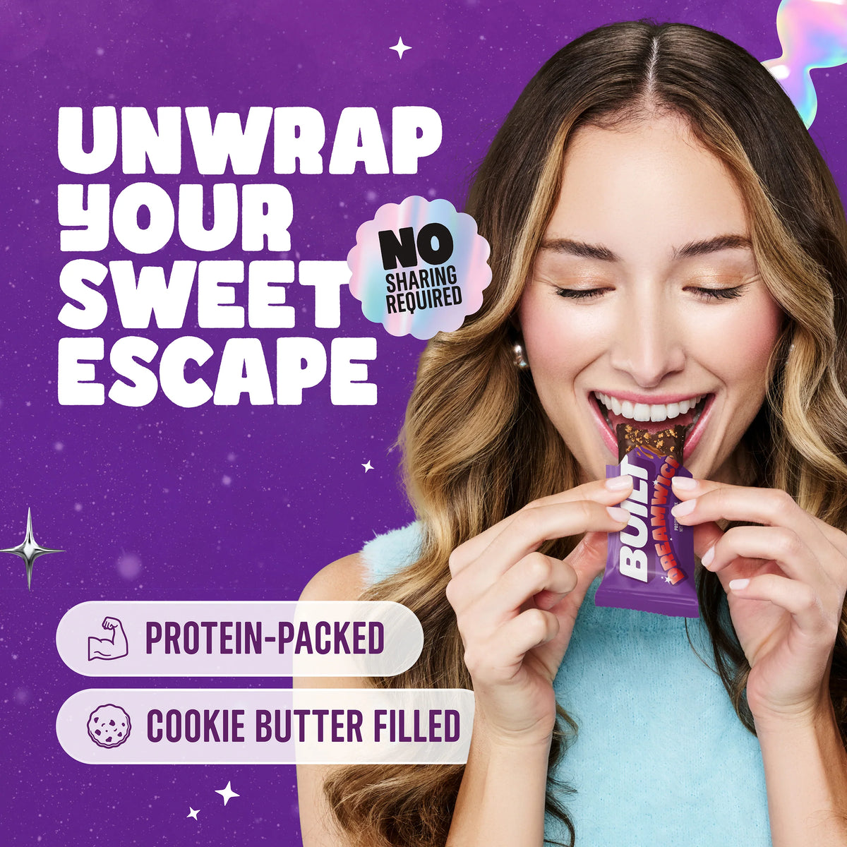 BUILT Dreamwich - Cookie Butter-N101 Nutrition