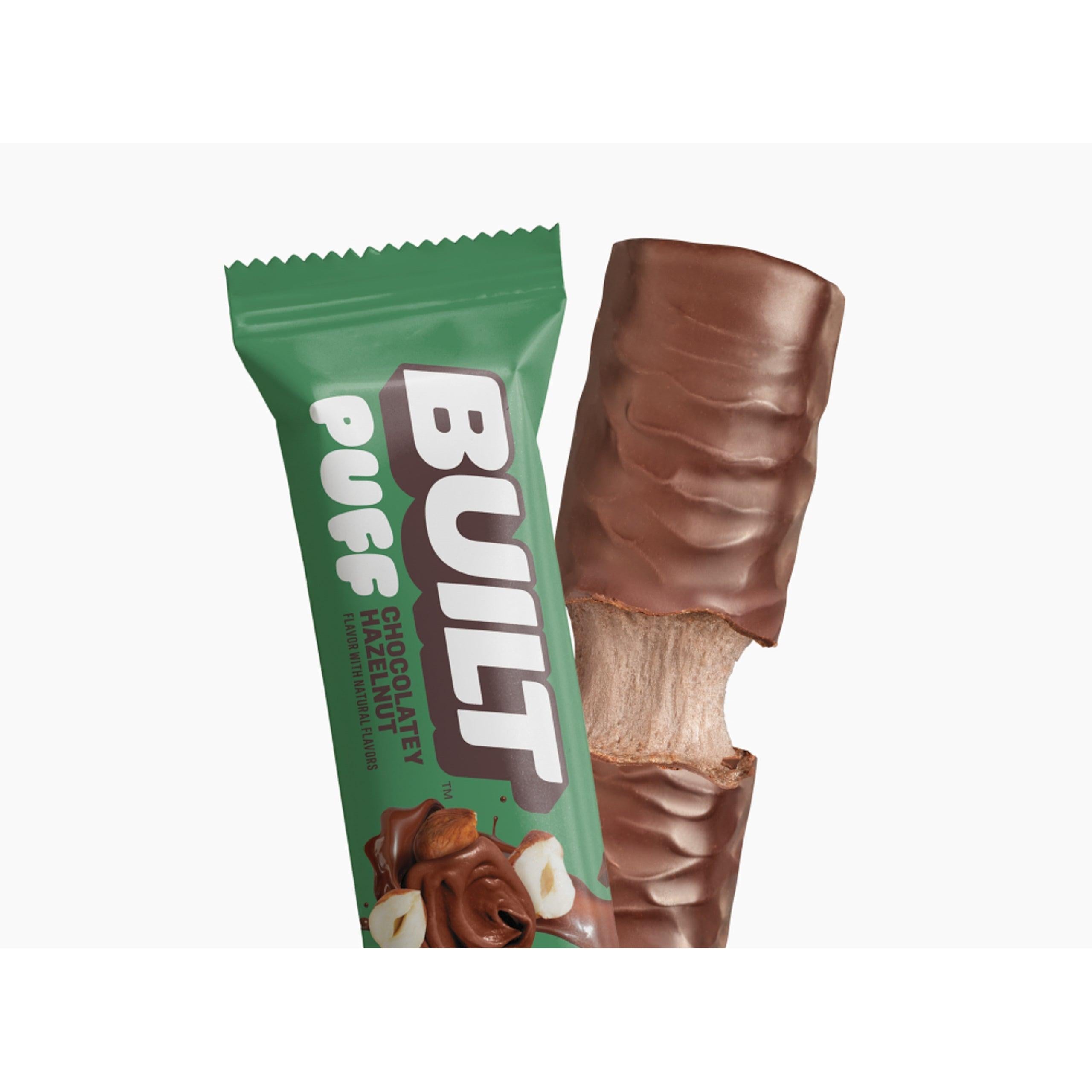 BUILT Puff Bar-Single (40 g)-Chocolatey Hazelnut-N101 Nutrition