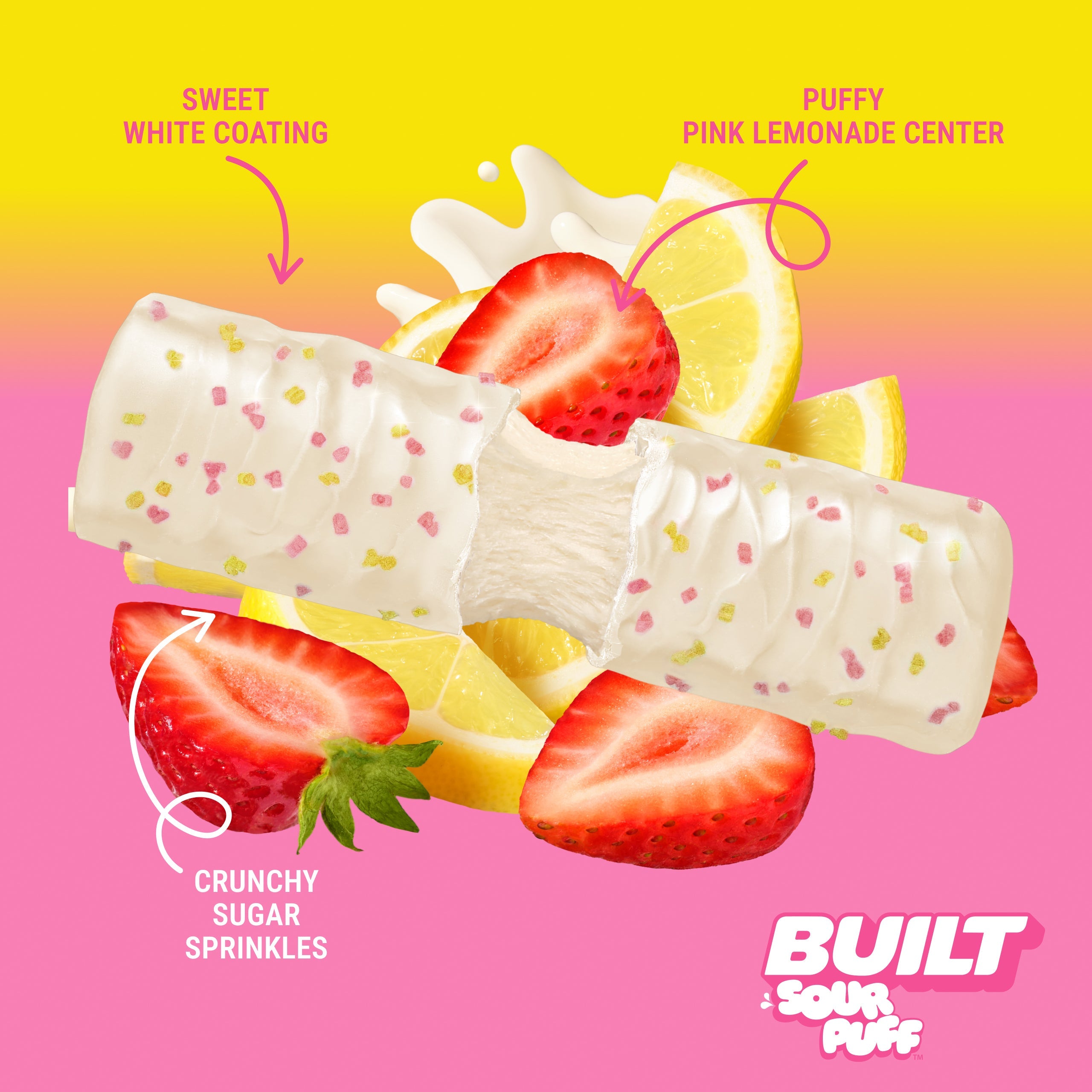 BUILT Sour Puff Bar-N101 Nutrition