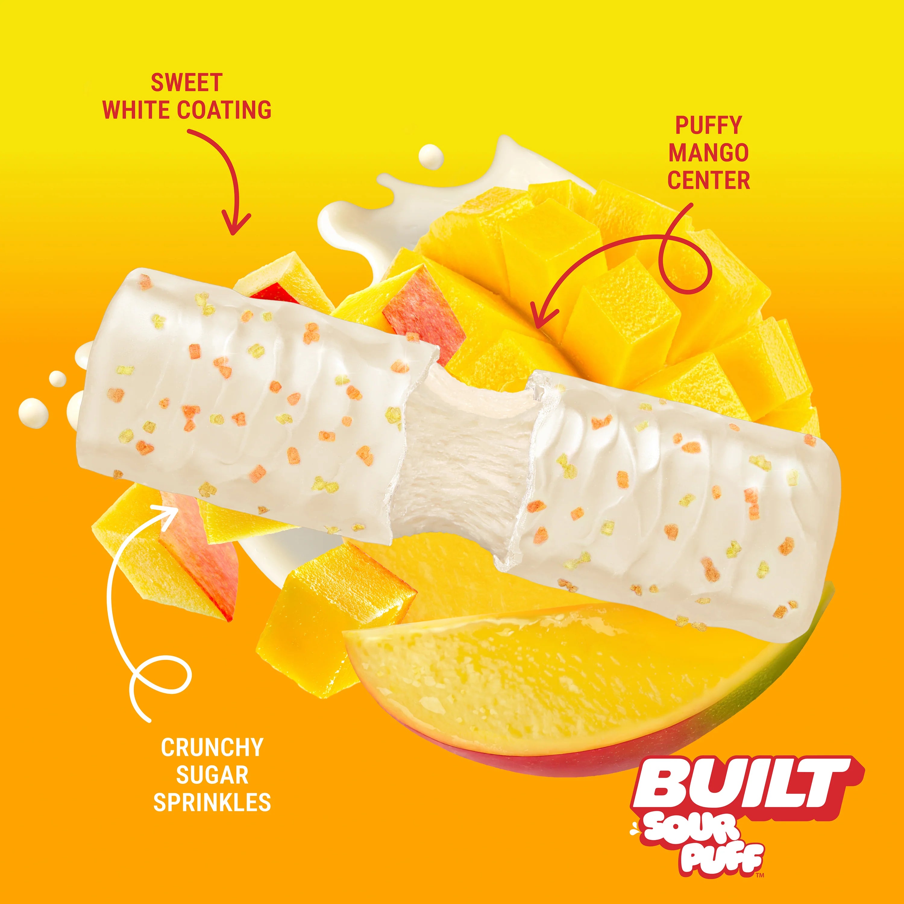 BUILT Sour Puff Bar-N101 Nutrition