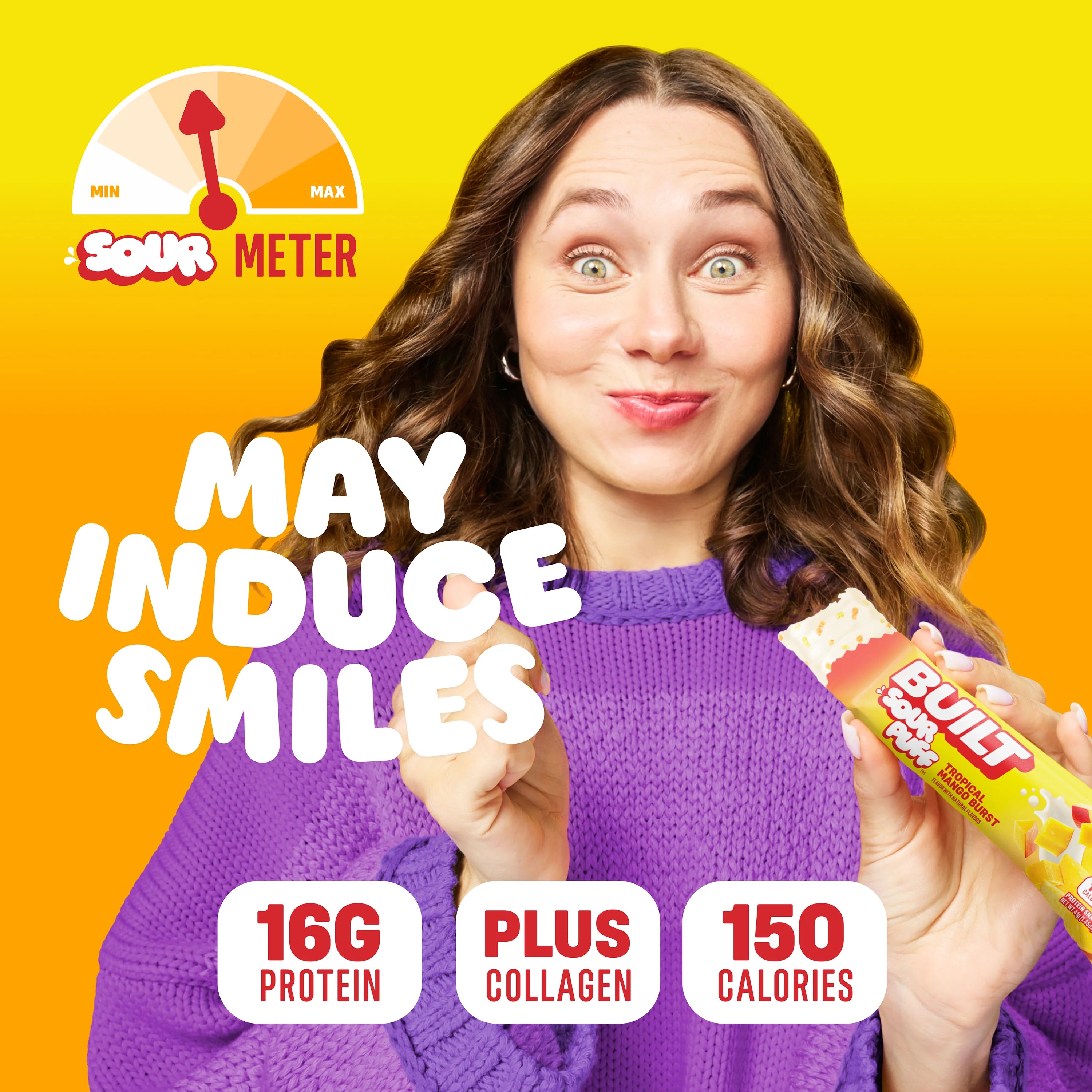 BUILT Sour Puff Bar-N101 Nutrition
