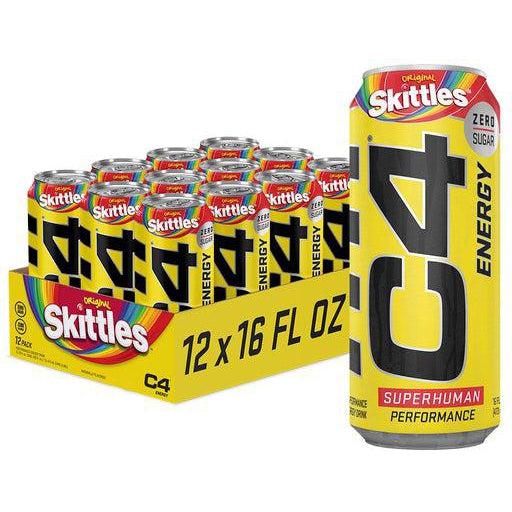 Cellucor C4 Energy Carbonated Drink-Case (12 cans)-Skittles™-N101 Nutrition