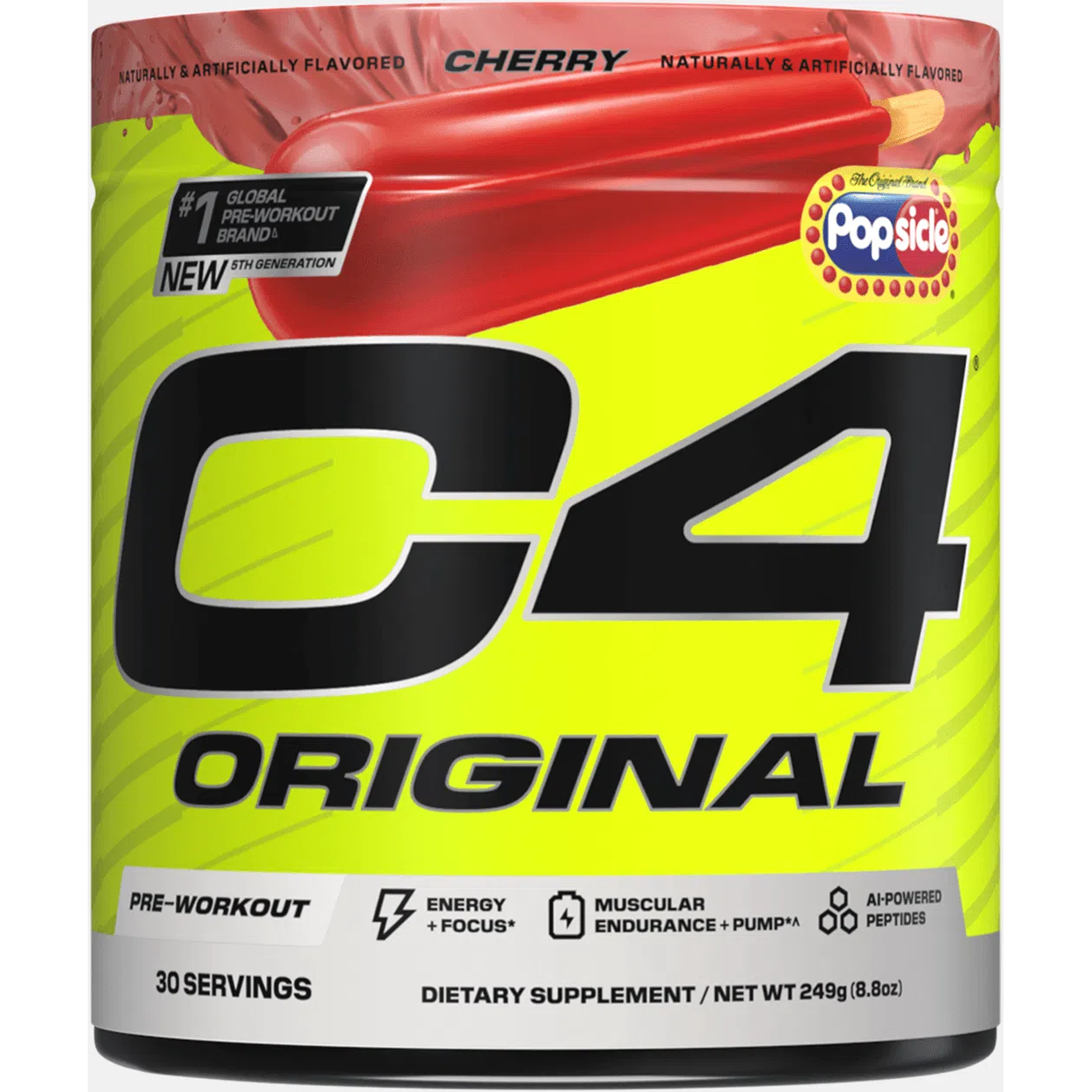 Cellucor C4 Original Pre-Workout (NEW 5th Generation)-30 servings-Cherry Popsicle®-N101 Nutrition