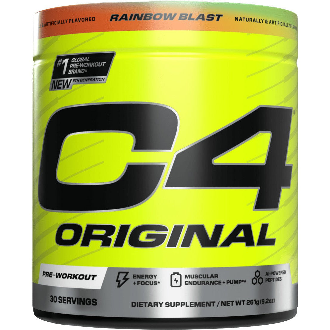 Cellucor C4 Original Pre-Workout (NEW 5th Generation)-30 servings-Rainbow Blast-N101 Nutrition