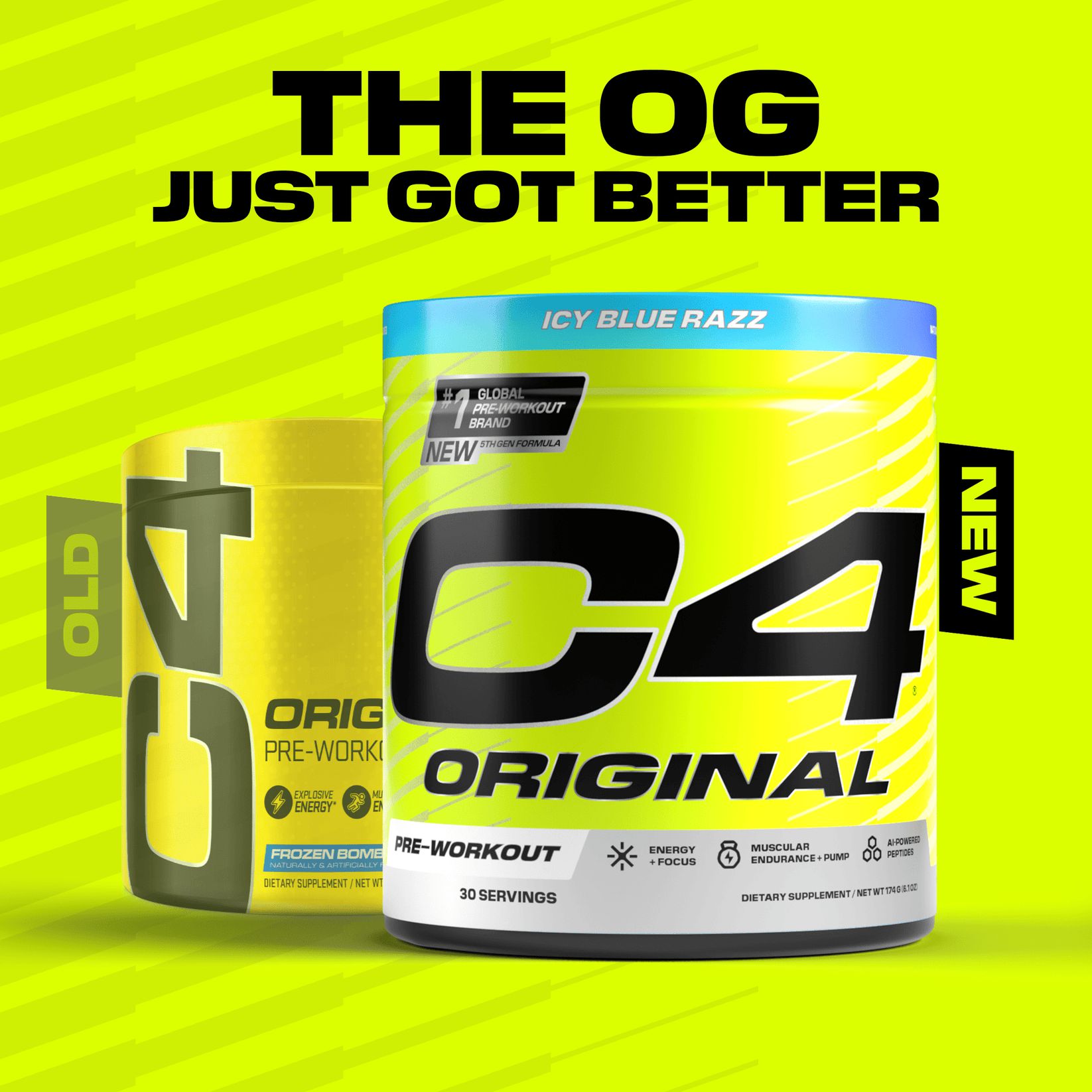 Cellucor C4 Original Pre-Workout (NEW 5th Generation)-N101 Nutrition